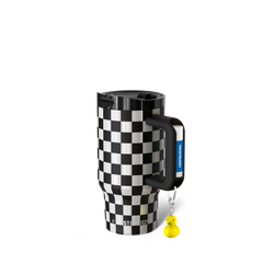 Thicc Buddy 16oz | Black & White Checkered