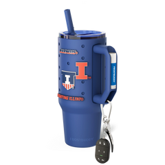 Thicc Buddy 40oz | Illinois Fighting Illini | Skin + Budz Bundle