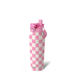 Bottle Buddy 24oz | Pink Checkered