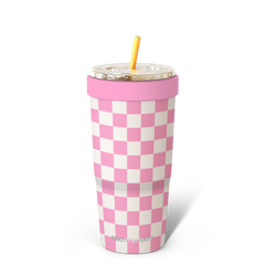 To-Go Buddy | Pink Checkered