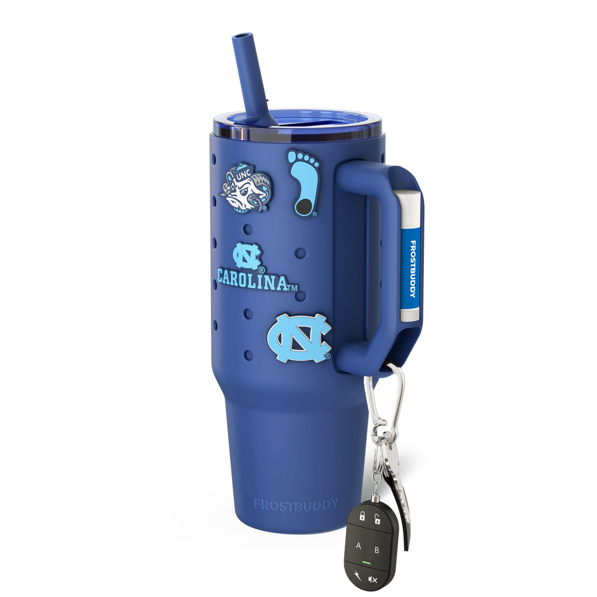 Thicc Buddy 40oz | UNC Tarheels | Skin + Budz Bundle