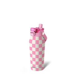 Bottle Buddy 16oz | Pink Checkered