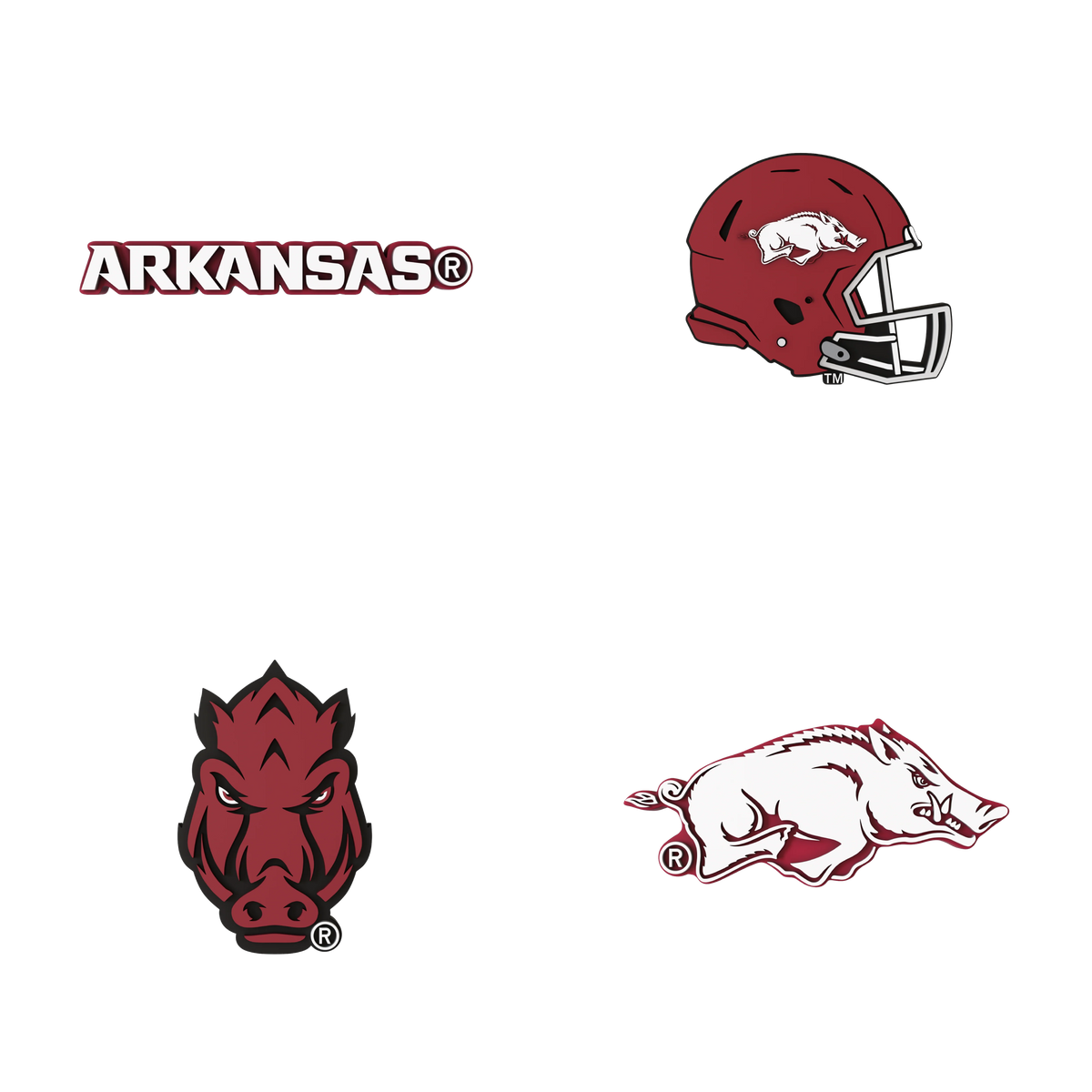 Budz | Arkansas Razorbacks | 4-Pack Bundle