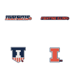 Budz | Illinois Fighting Illini | 4-Pack Bundle
