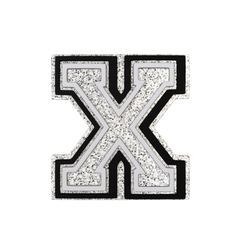 Budz | Silver Letter X